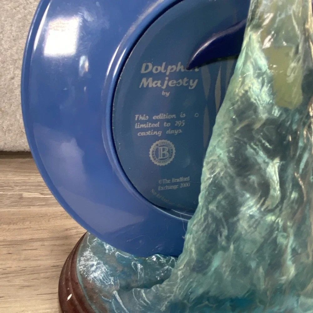 Bradford Exchange Paradise Discovery Dolphin Majesty 1st Issue Collector's Plate